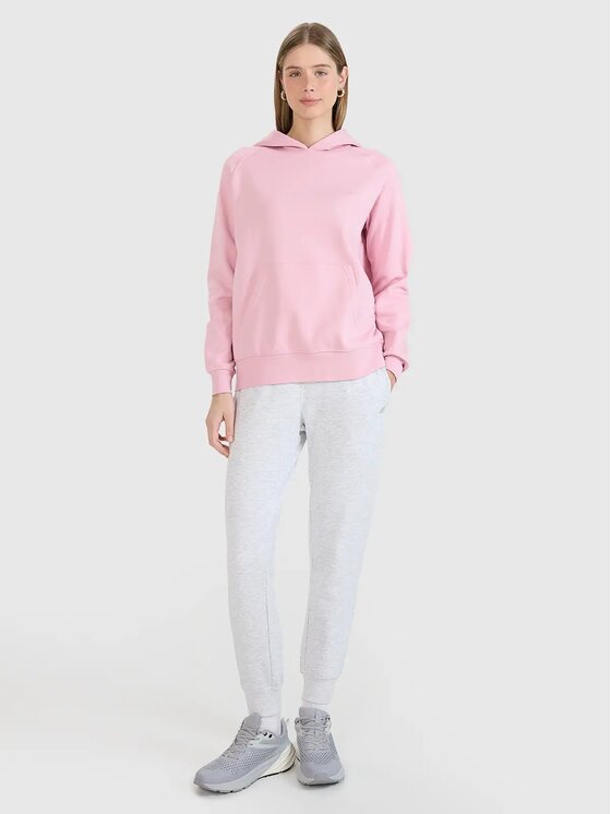 4F 4F Bluza 4FWMM00TSWSF1764 Różowy jasny Regular Fit