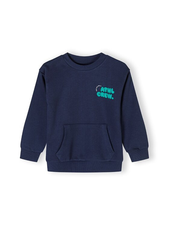 MINOTI MINOTI Bluza 23fleece17 Granatowy Regular Fit