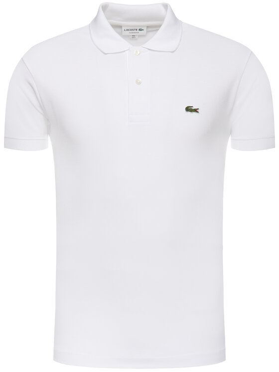 polo lacoste blanc logo blanc