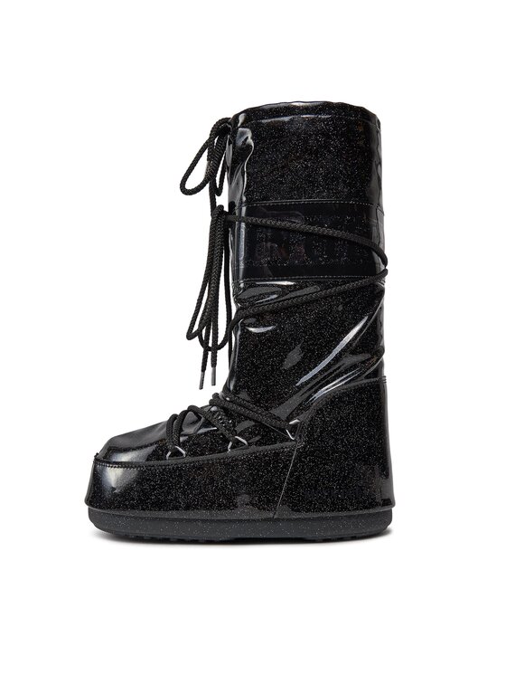 Moon Boot Moon Boot Śniegowce Glitter 14028500001 S Czarny