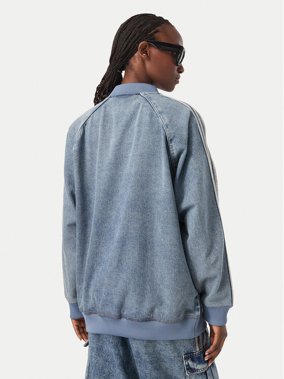 adidas adidas Jeansová bunda Sst KQ6473 Modrá Oversize