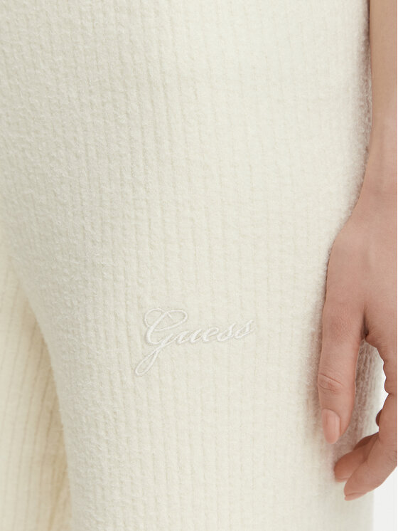 Guess Guess Трикотажні штани O6BB01 Z1147 Кремовий Regular Fit