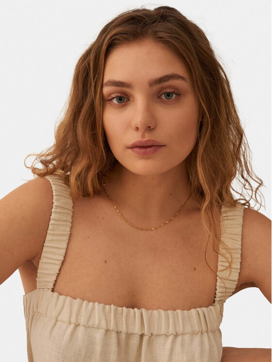 Undress Code Undress Code Лятна рокля Dolce Far Niente 562 Бежов Regular Fit