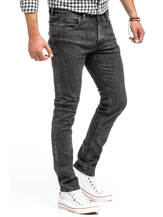 Lee Lee Jeansy LUKE Szary Slim Fit