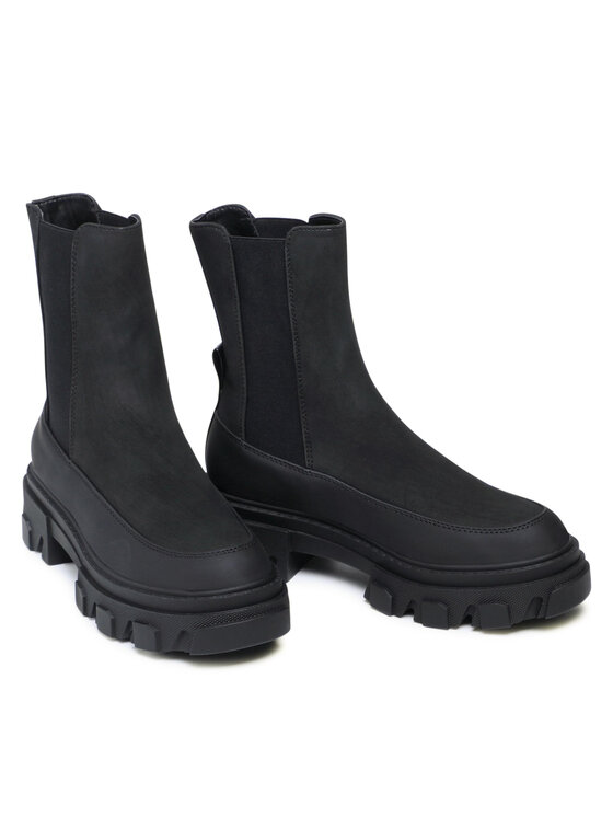 ONLY Shoes ONLY Shoes Členková obuv s elastickým prvkom Chunky Boots 15238956 Čierna