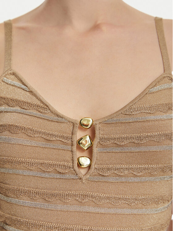 Guess Guess Top W6YR32 Z1027 Oro Regular Fit