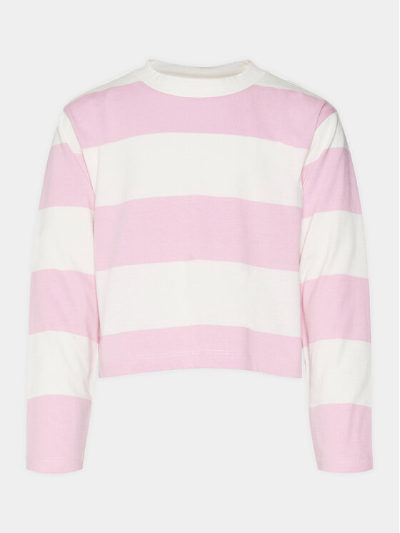 Vero Moda Girl Blúzka Onella 10302391 Ružová Cropped Fit