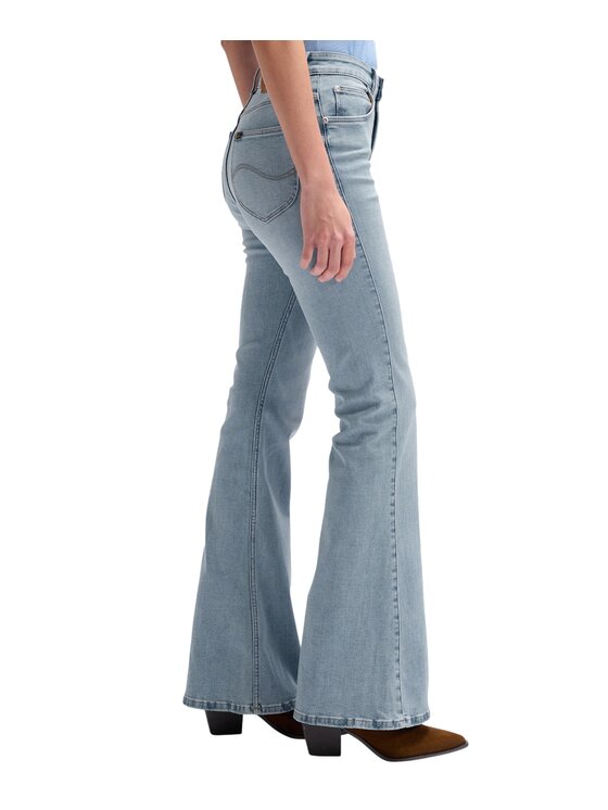 Lee Lee Jeansy Breese Niebieski Wide Leg
