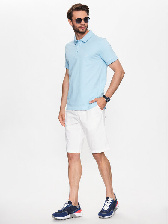 Emporio Armani Underwear Emporio Armani Underwear Polo 211804 3R461 00031 Celeste Regular Fit