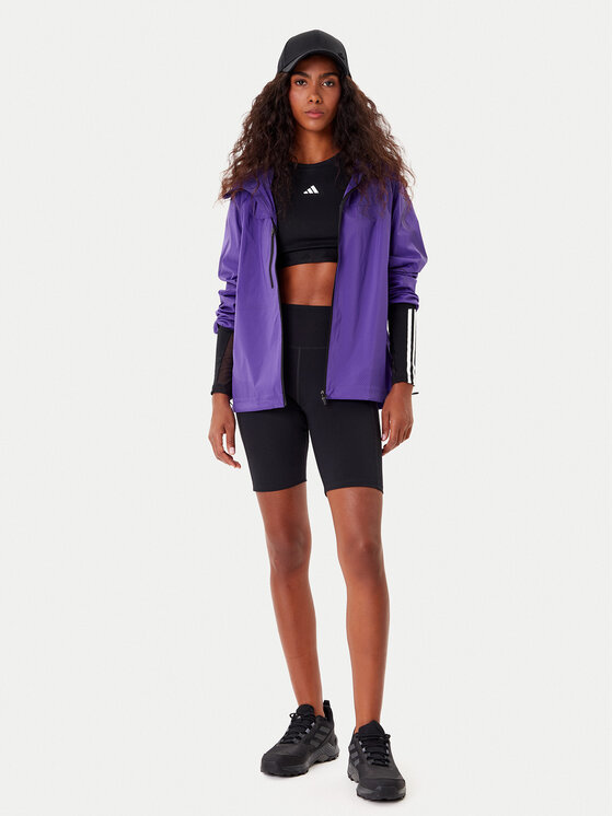 adidas by Stella McCartney adidas by Stella McCartney Běžecká bunda Running JX9082 Fialová Regular Fit