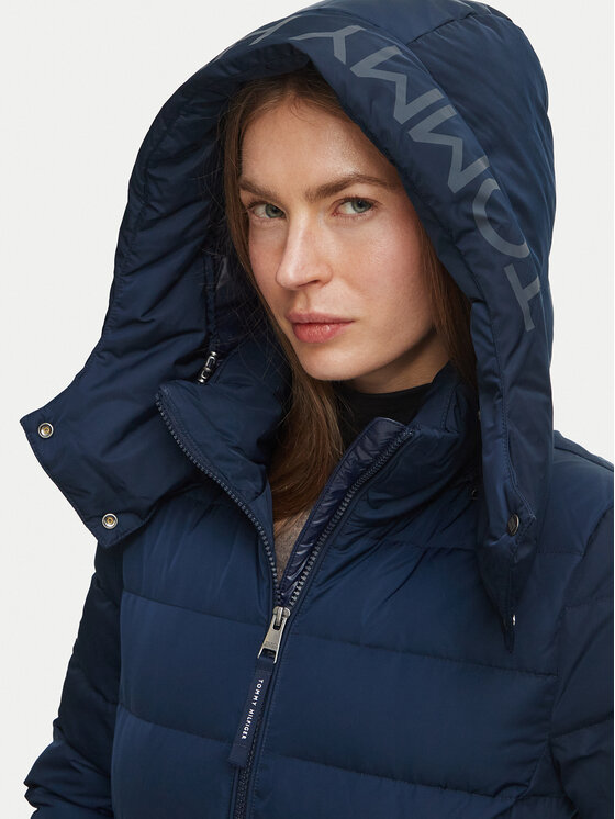 Tommy Hilfiger Tommy Hilfiger Daunenjacke WW0WW51111 Dunkelblau Regular Fit