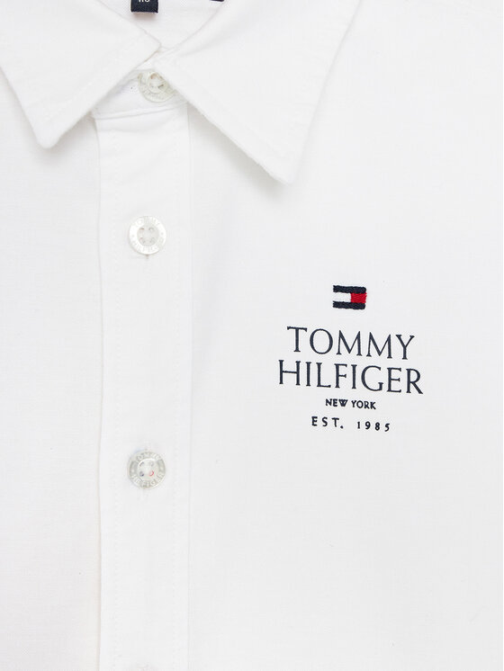 Tommy Hilfiger Tommy Hilfiger Риза KB0KB09265 M Бял Regular Fit