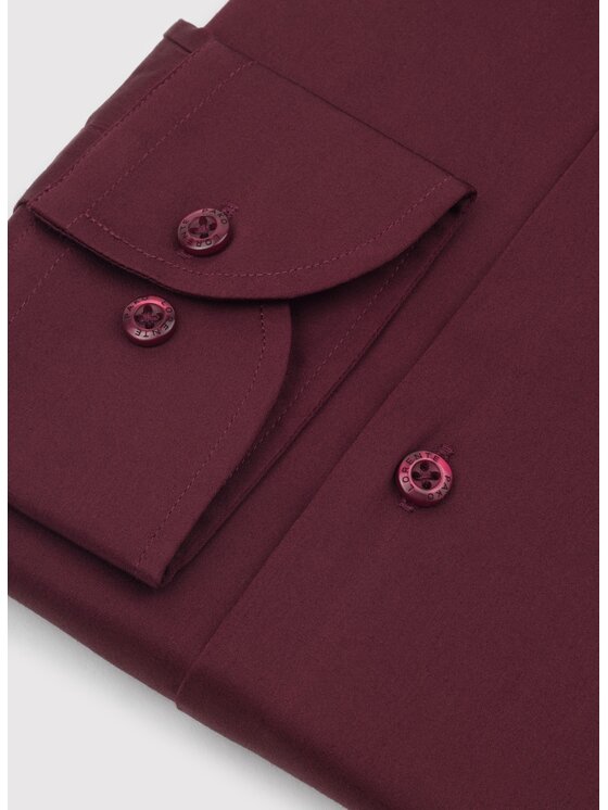 Pako Lorente Pako Lorente Koszula P26WF-1X-027 Bordowy Slim Fit