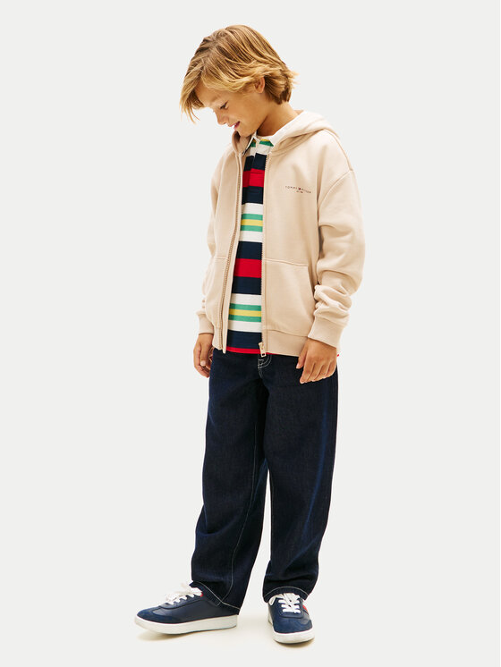Tommy Hilfiger Tommy Hilfiger Bluza KS0KS00726 Beżowy Regular Fit