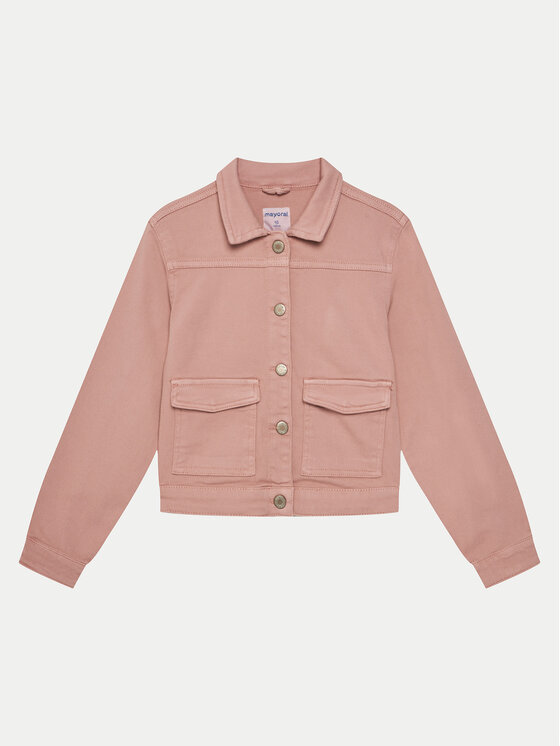 Mayoral Mayoral Дънково яке 3407 Розов Regular Fit