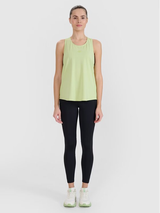 4F 4F Tank top 4FWSS25TFSLF412-42S Zielony Oversize