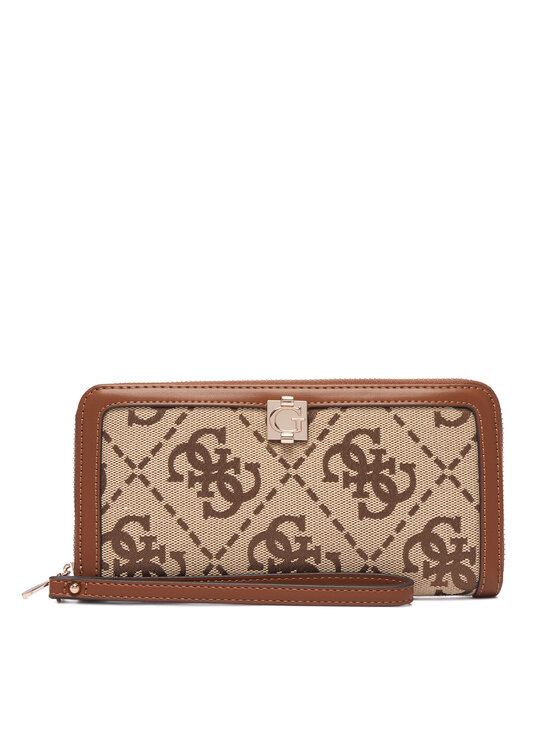 Guess Guess Гаманець Audrey Logo Slg SWJG97 55146 Коричневий