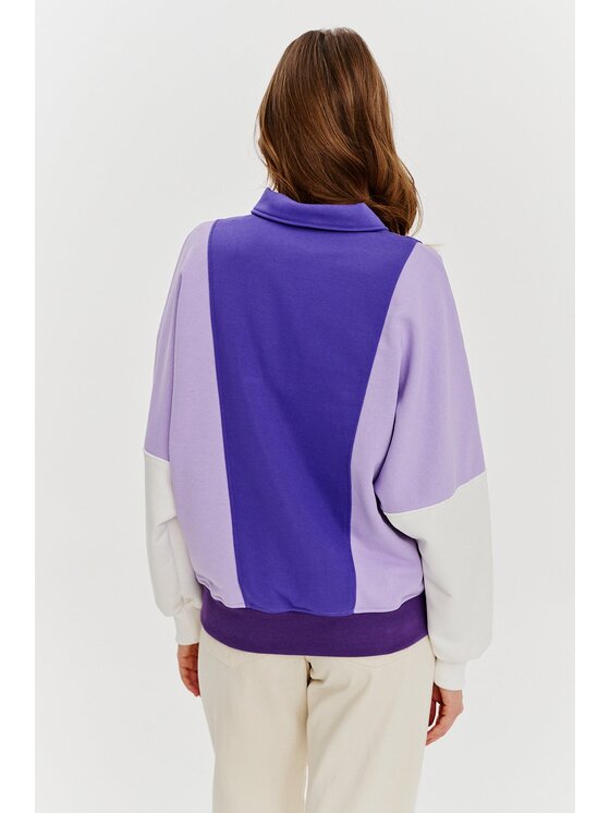 NAOKO NAOKO Bluza Mystic Plum Fioletowy Regular Fit