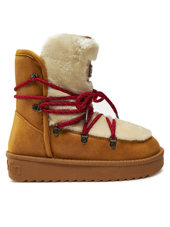 D.Franklin D.Franklin Sniega zābaki Nordic Trk Fur DFSH370005 Dzeltens