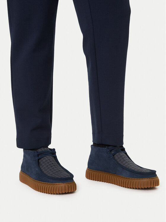 Clarks Clarks Зимни обувки Torhill Hi 26183427 Тъмносин