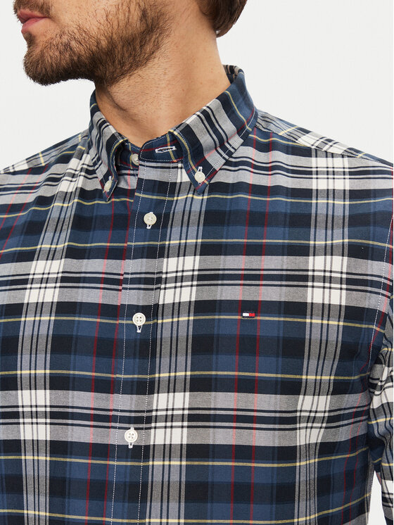 Tommy Hilfiger Tommy Hilfiger Košeľa Heritage MW0MW37566 Tmavomodrá Regular Fit