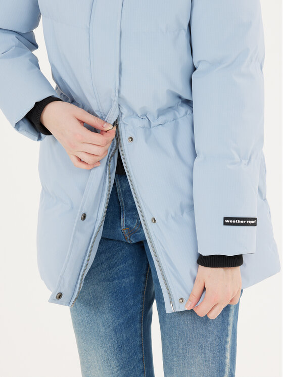 Weather Report Weather Report Geacă de iarnă Silky WR234027 Albastru celest Regular Fit