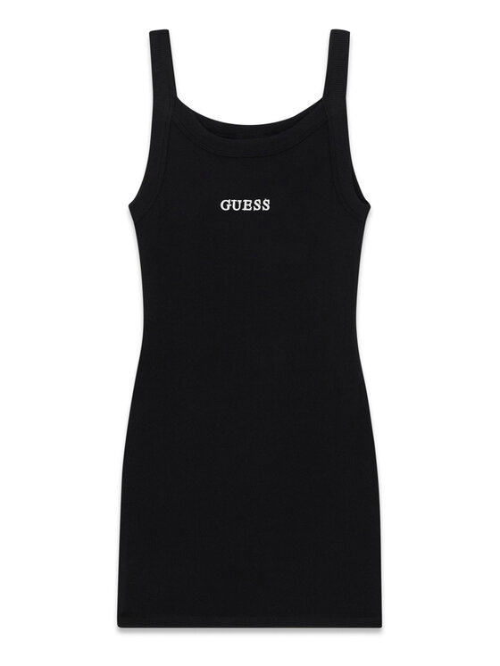 Guess Guess Φόρεμα καλοκαιρινό J6GK28 K8RT2 Μαύρο Slim Fit