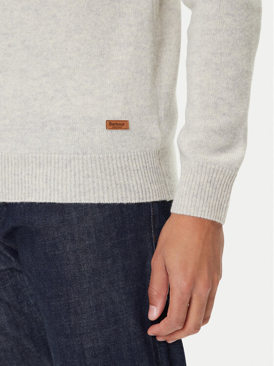 Barbour Barbour Džemper Patch Half Zip MKN0585BE14 Bež Regular Fit