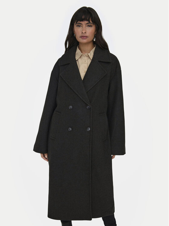 ONLY ONLY Palton Wembley 15307697 Gri Oversize