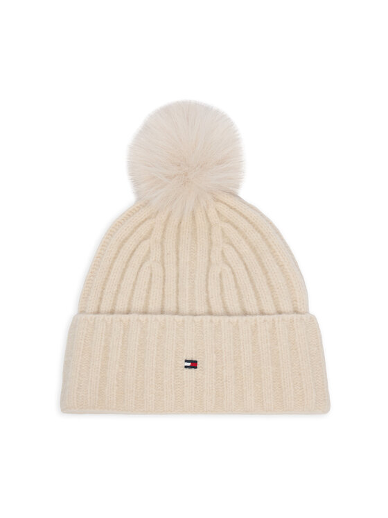 Tommy Hilfiger Tommy Hilfiger Kapa Th Flag AW0AW19330 Krem