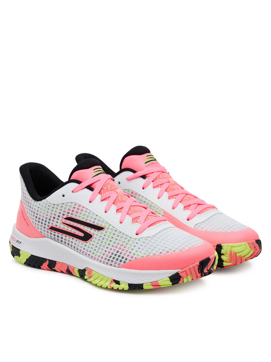 Skechers Skechers Boty na tenis Viper Court Pro 246069/WMLT Bílá