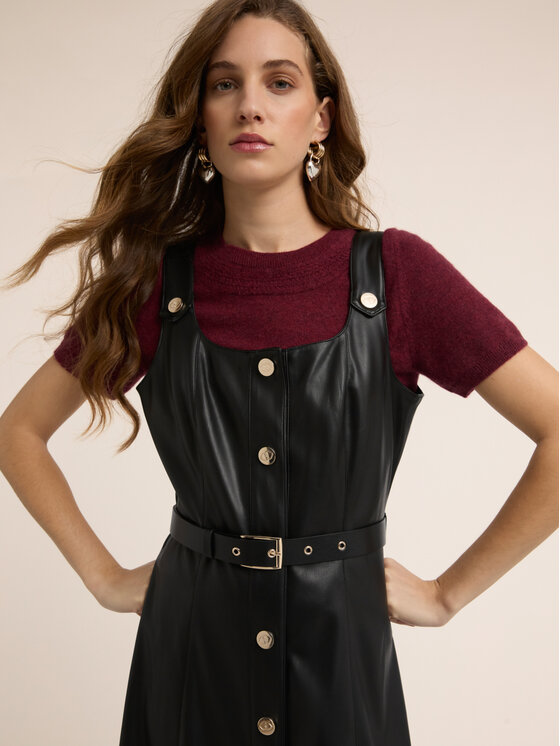 Motivi Motivi Vestito 7026Q003426N033 Nero Flared Fit