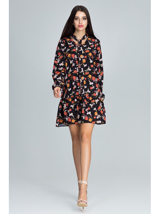 FIGL FIGL Šaty M599 Farebná Regular Fit