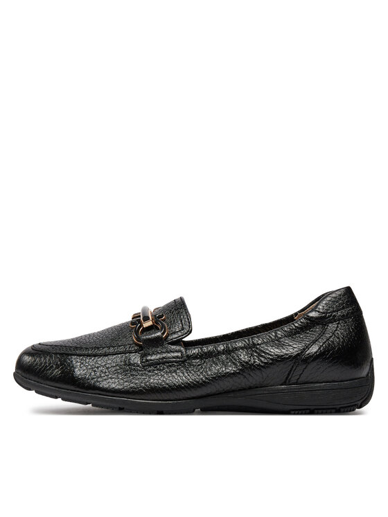 Caprice Caprice Loafersy 9-24654-42 Czarny