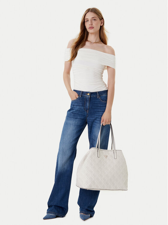 Guess Guess Τσάντα Adelasia HWQL96 58240 Κρεμ