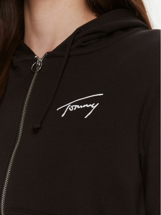 Tommy Jeans Tommy Jeans Bluza Signature DW0DW17338 Czarny Regular Fit
