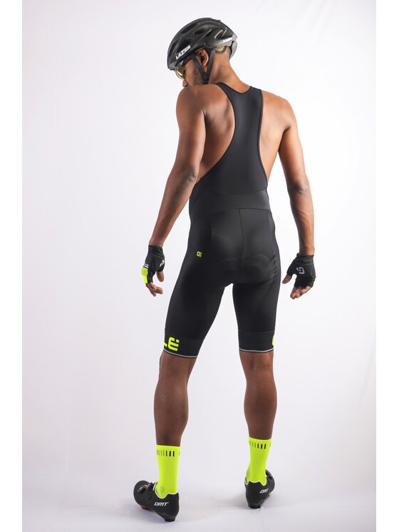 Alé Cycling Alé Cycling Szorty rowerowe Solid Corsa Żółty Regular Fit