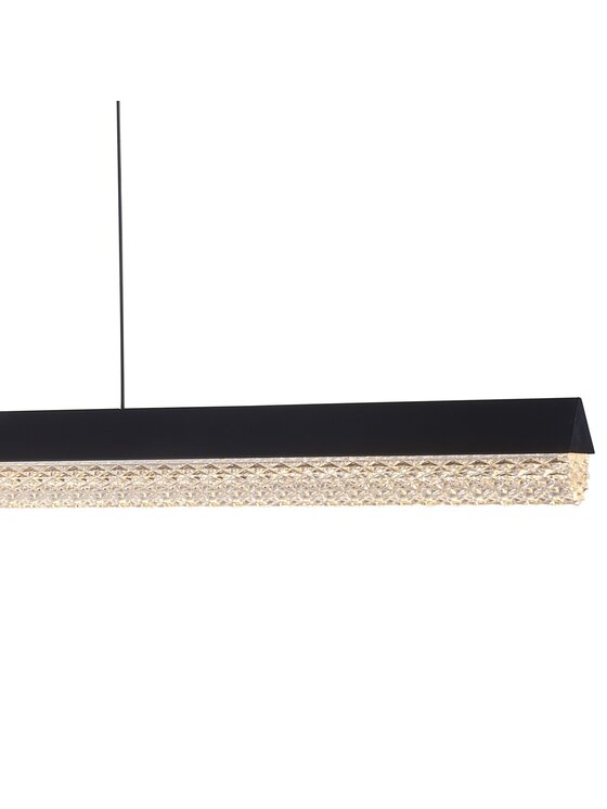 MIAhome MIAhome Lampa wisząca ANABELLA LED czarna 120 cm Czarny