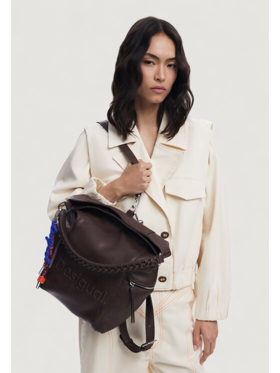 Desigual Desigual Zaino BACK_HALF LOGO ARICA Marrone