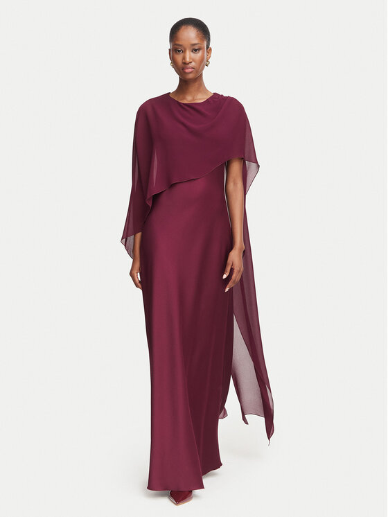 Rinascimento Rinascimento Abendkleid CFC0130576003 Dunkelrot Regular Fit