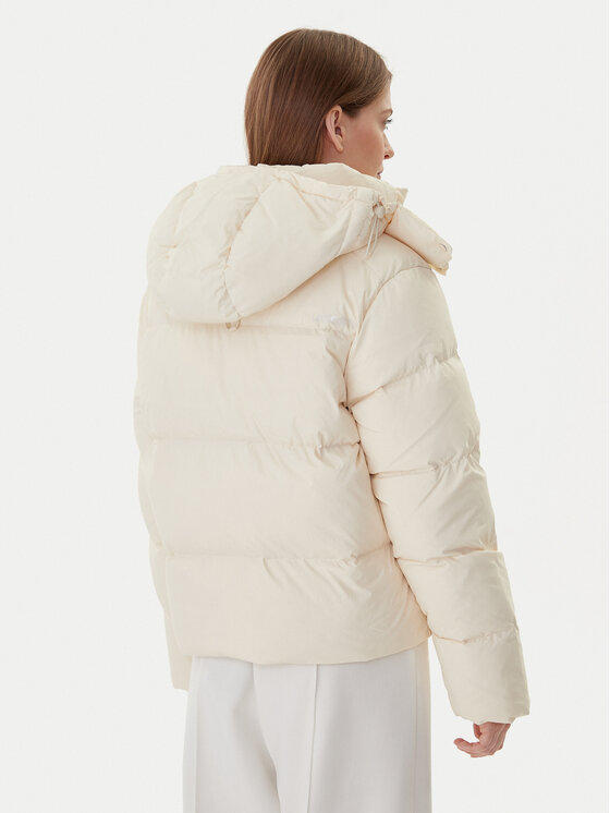 Lacoste Lacoste Daunenjacke BF3262 Écru Relaxed Fit