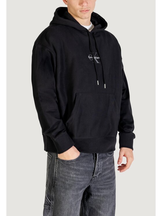 Calvin Klein Jeans Calvin Klein Jeans Felpa PREMIUM TERRY MICRO Nero Premium Fit