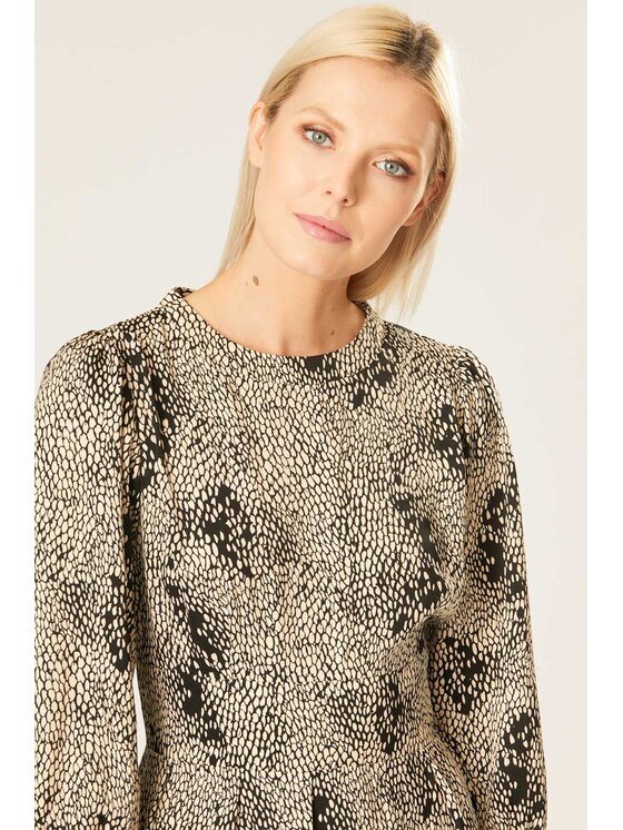 QUIOSQUE QUIOSQUE Každodenné šaty SOPHIA DRESS Béžová Regular Fit