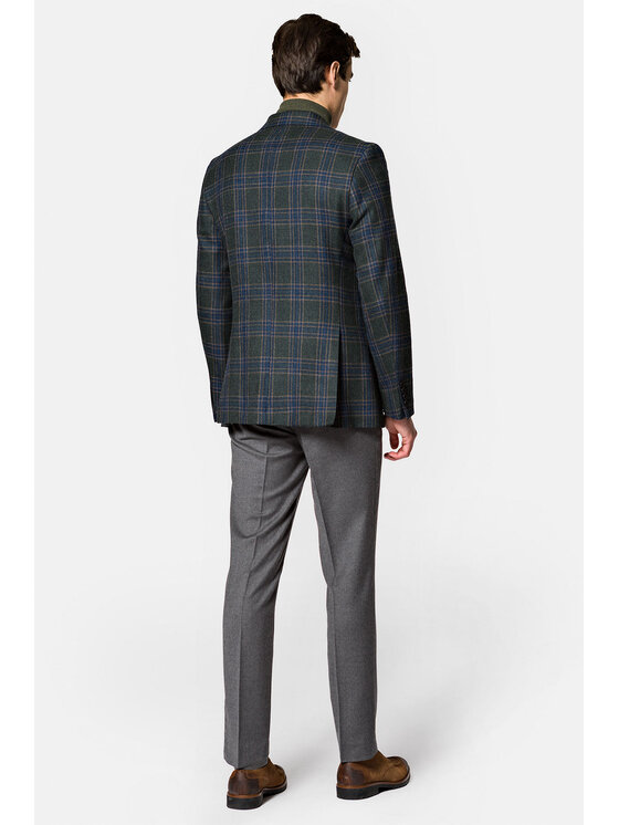 Lancerto Lancerto Marynarka MA099222000011 Zielony Slim Fit