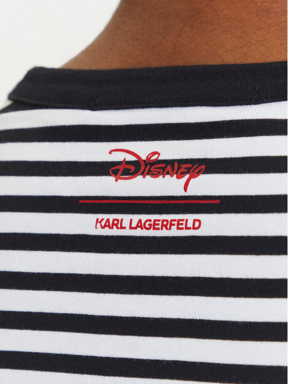 KARL LAGERFELD KARL LAGERFELD Μπλουζάκι A3W17091 Μαύρο Regular Fit