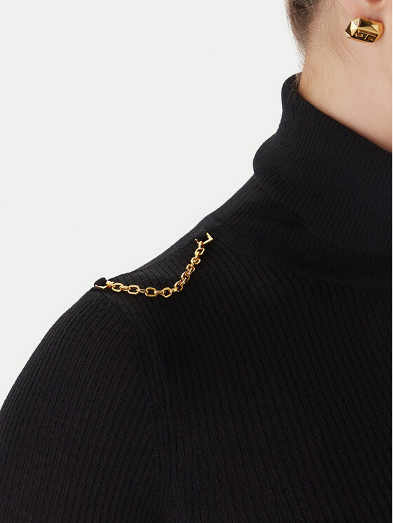 Elisabetta Franchi Elisabetta Franchi Rolák MK-43B-57E2-V320 Černá Regular Fit