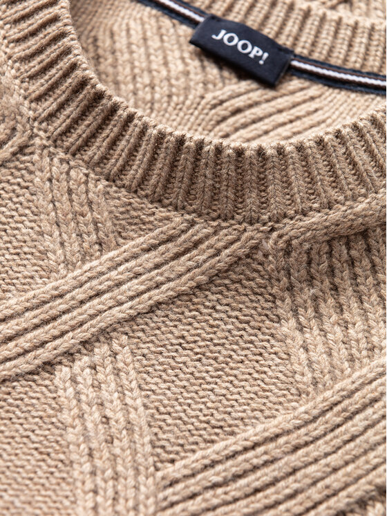 JOOP! JOOP! Sweater 17 JK-28Diamondo 30043058 Bézs Modern Fit