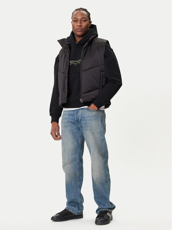 HUGO HUGO Weste Berolino2531 50541591 Schwarz Regular Fit