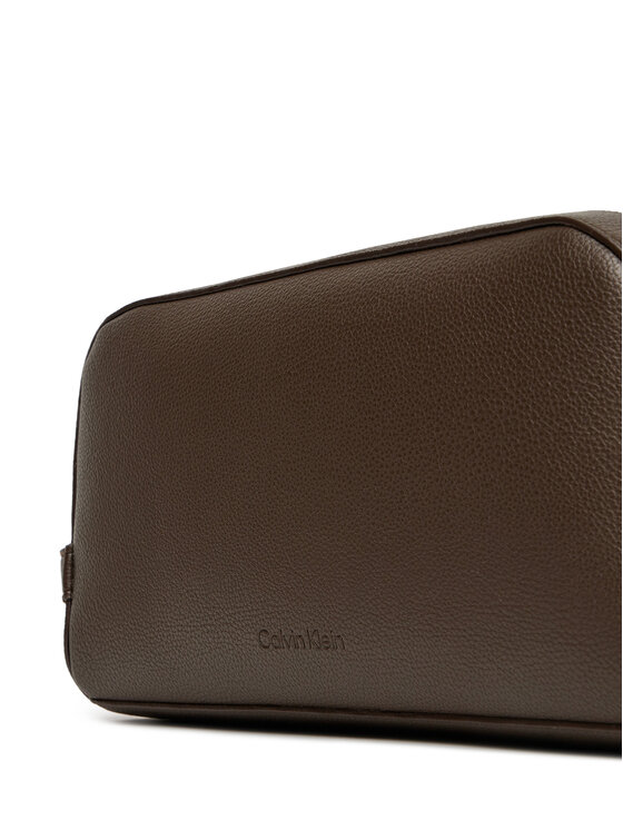 Calvin Klein Calvin Klein Kozmetični kovček Micropebble Washbag/Dopp Kit LV04D1036G Rjava