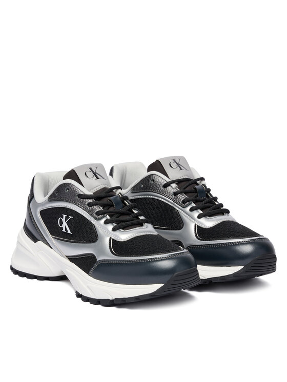 Calvin Klein Calvin Klein Sneakersy Hike Runner Lace Up Mesh Mix Met YW0YW02063 Kolorowy